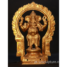 Decoração Bronze estátua de Ganesh mascote para venda